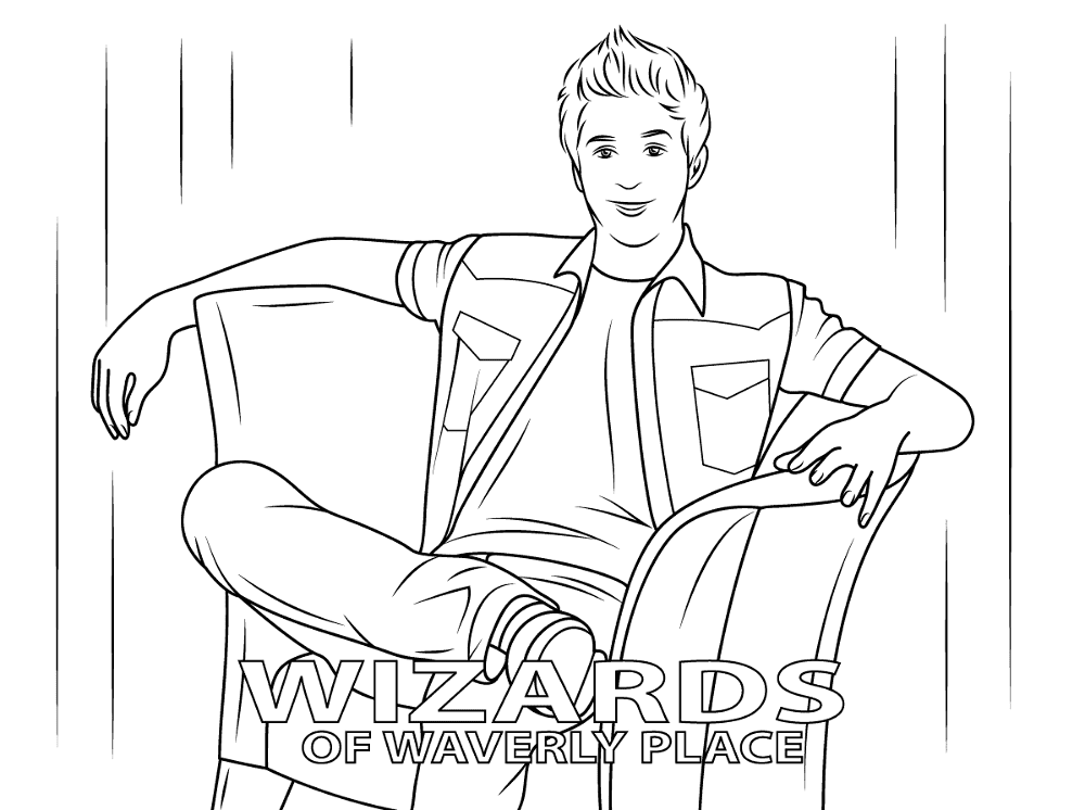Desenho de Encantada para colorir e imprimir: número 36