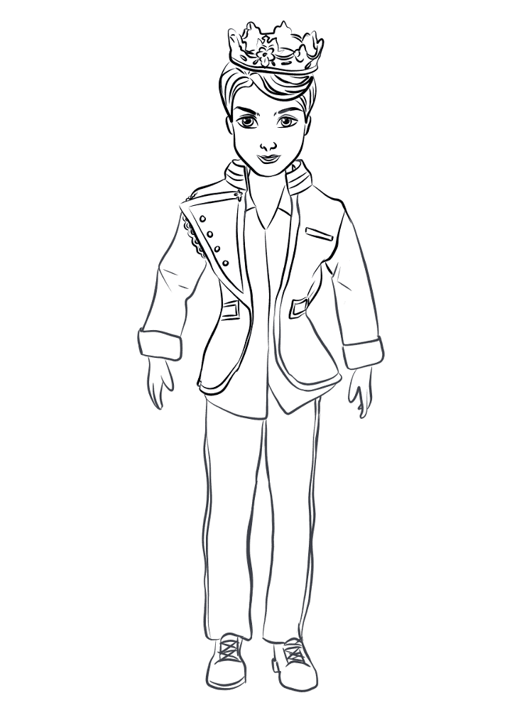 Desenho de Encantada para colorir e imprimir: número 37