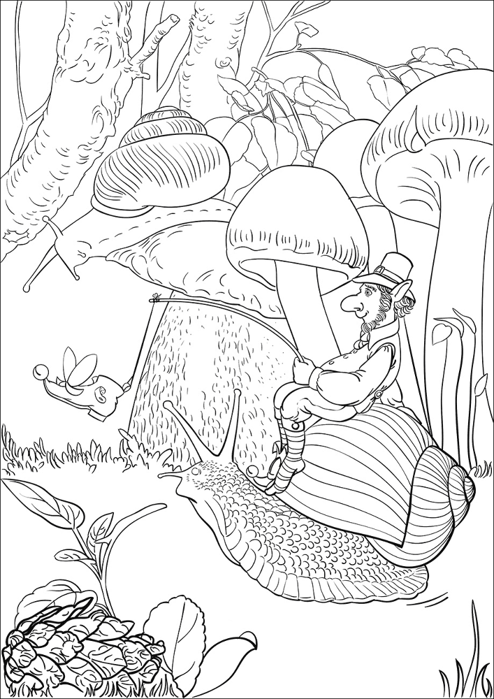 Desenho de Encantada para colorir e imprimir: número 48