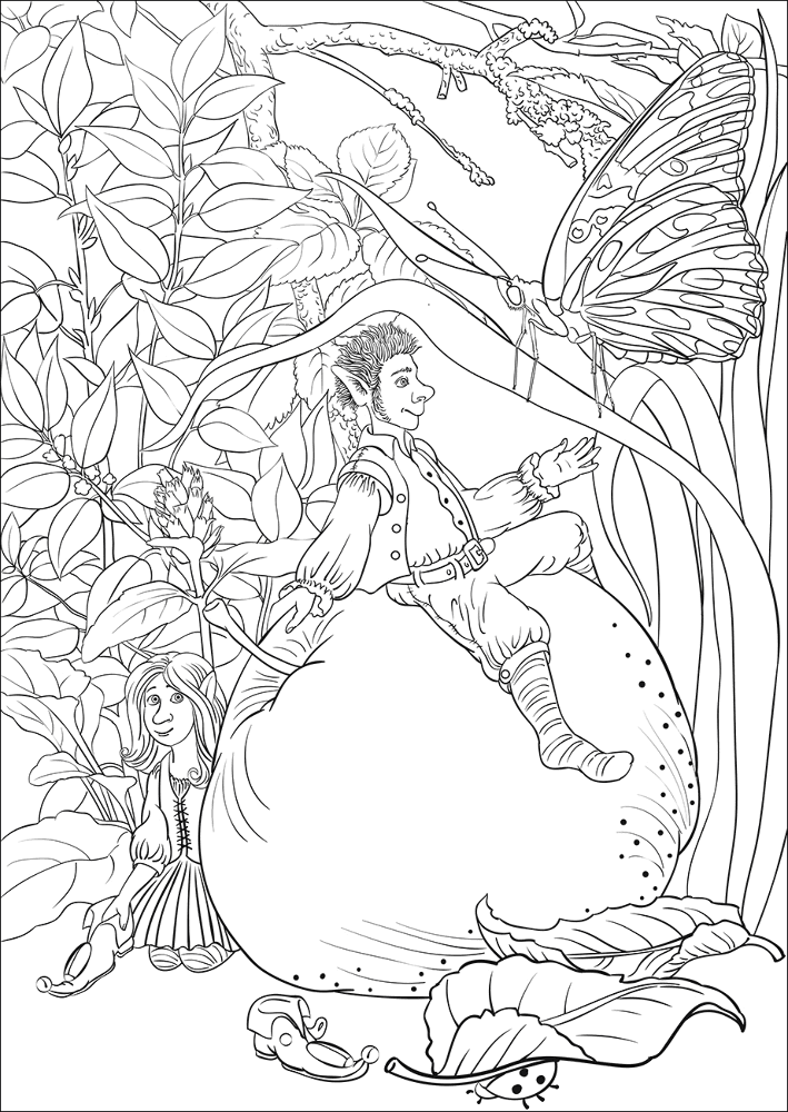 Desenho de Encantada para colorir