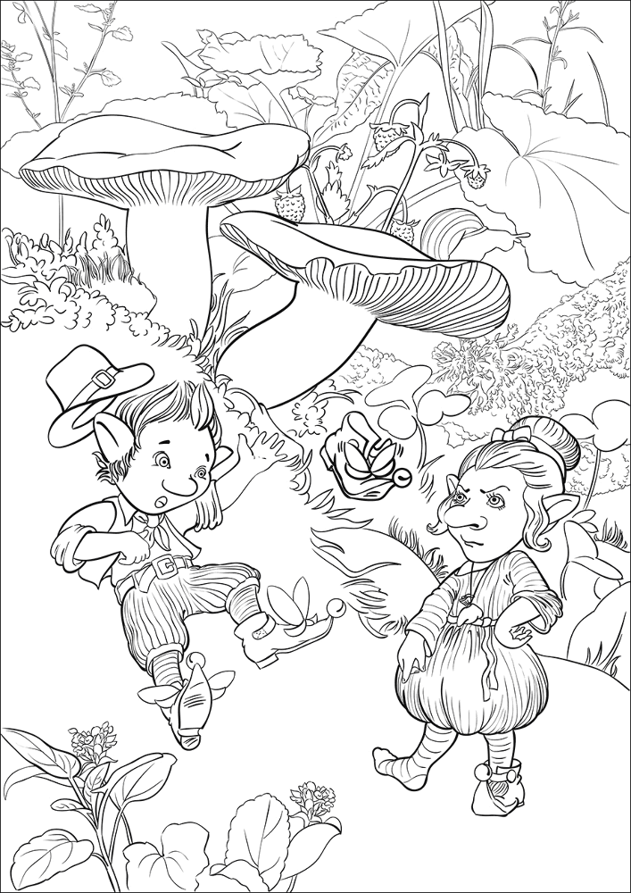 Desenho de Encantada para colorir