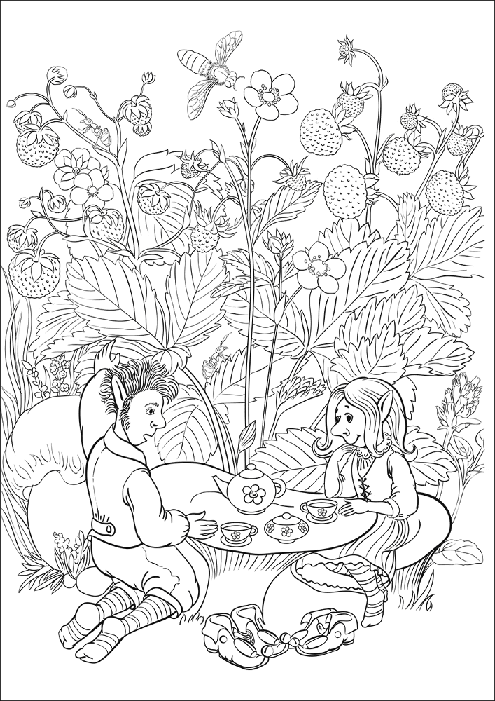 Desenho de Encantada para colorir