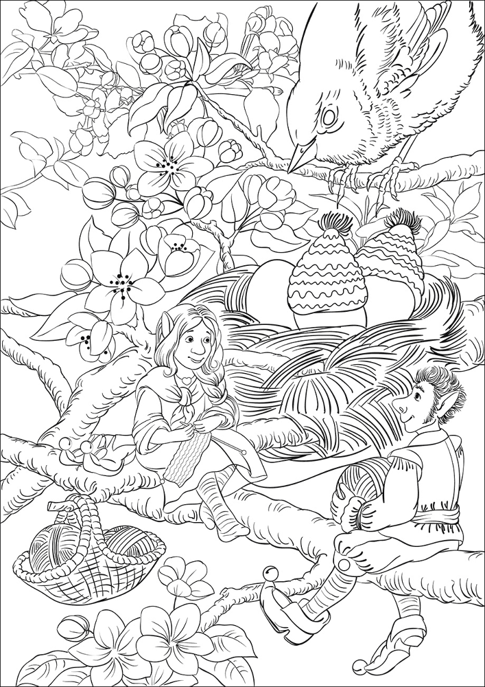 Desenho de Encantada para colorir