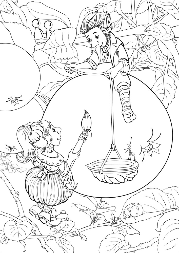 Desenho de Encantada para colorir