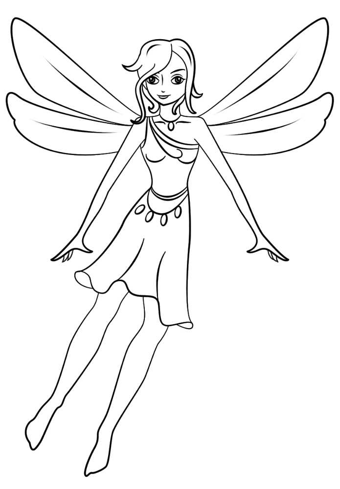 Desenho de Encantada para colorir