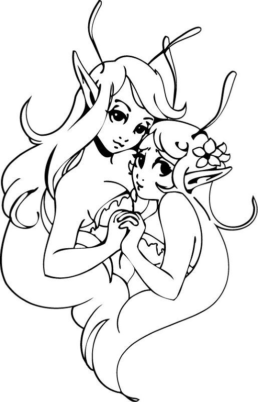Desenho de Encantada para colorir