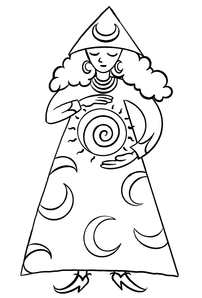 Desenho de Encantada para colorir