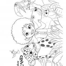 Desenho de Encanto para colorir e imprimir: número 12