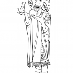Desenho de Encanto para colorir e imprimir: número 15