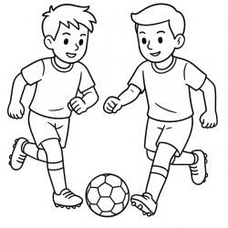Desenho de Endrick para colorir e imprimir: número 13