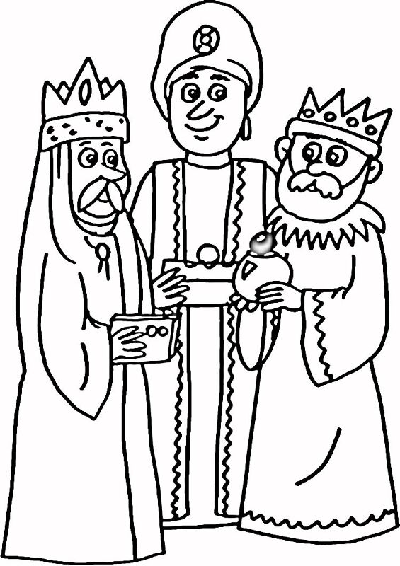 Desenho de Epifania Do Senhor para colorir e imprimir: número 5