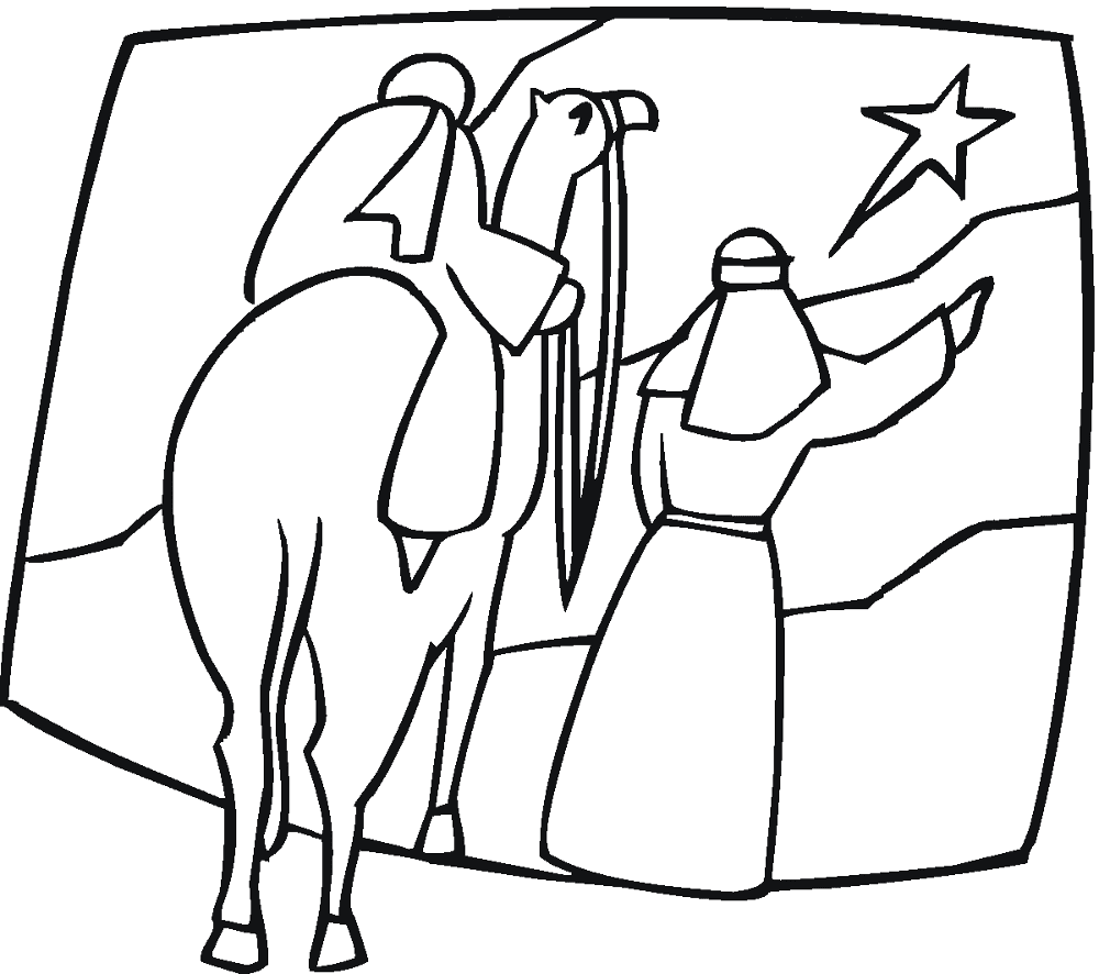 Desenho de Epifania Do Senhor para colorir e imprimir: número 15