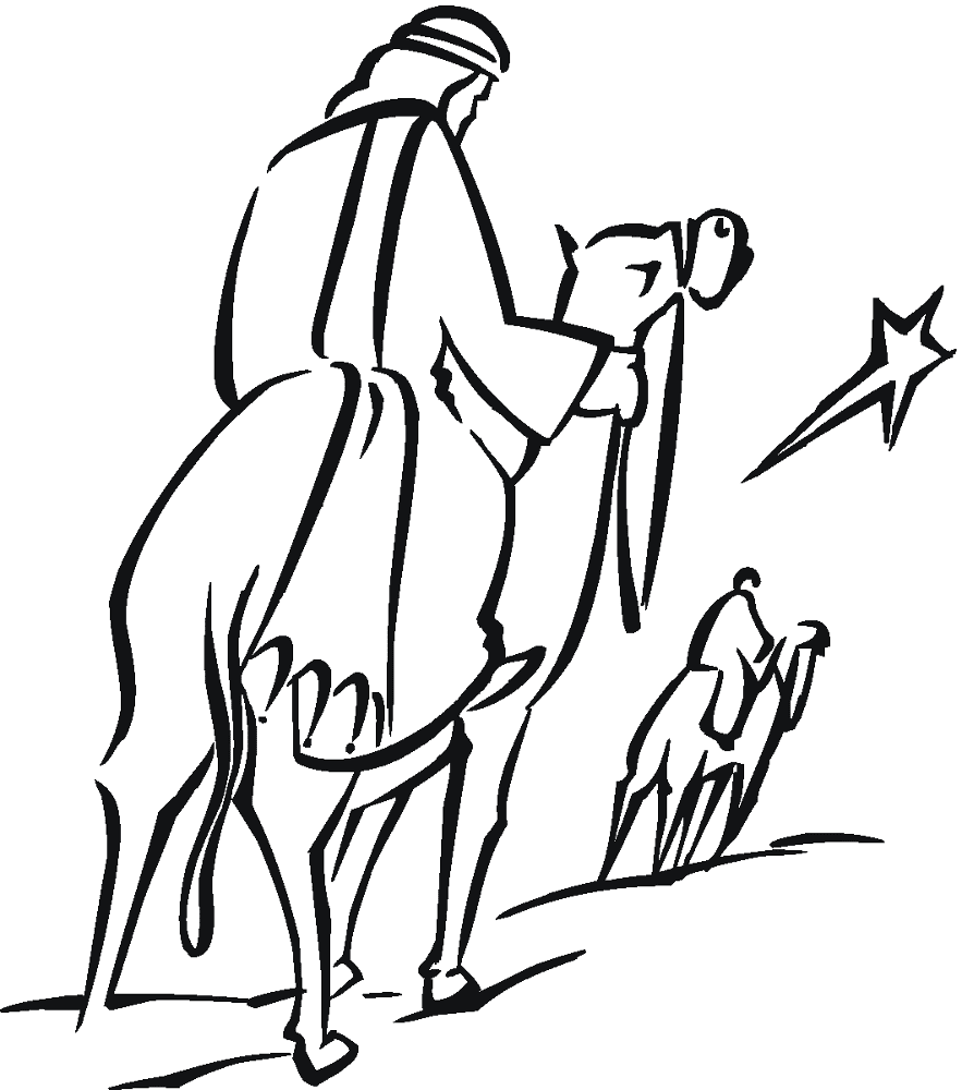 Desenho de Epifania Do Senhor para colorir e imprimir: número 19