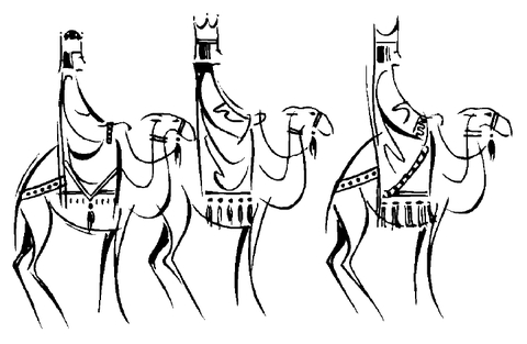 Desenho de Epifania Do Senhor para colorir e imprimir: número 38