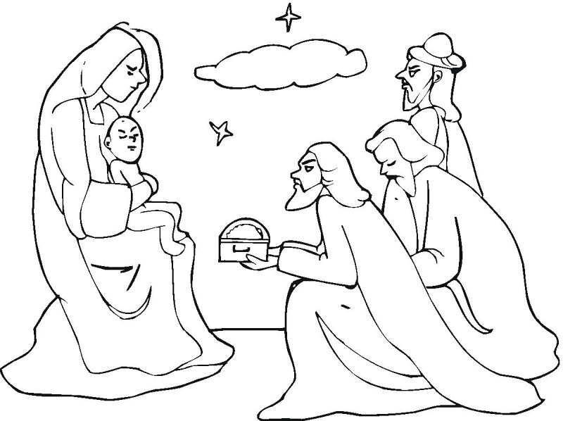 Desenho de Epifania Do Senhor para colorir e imprimir: número 40