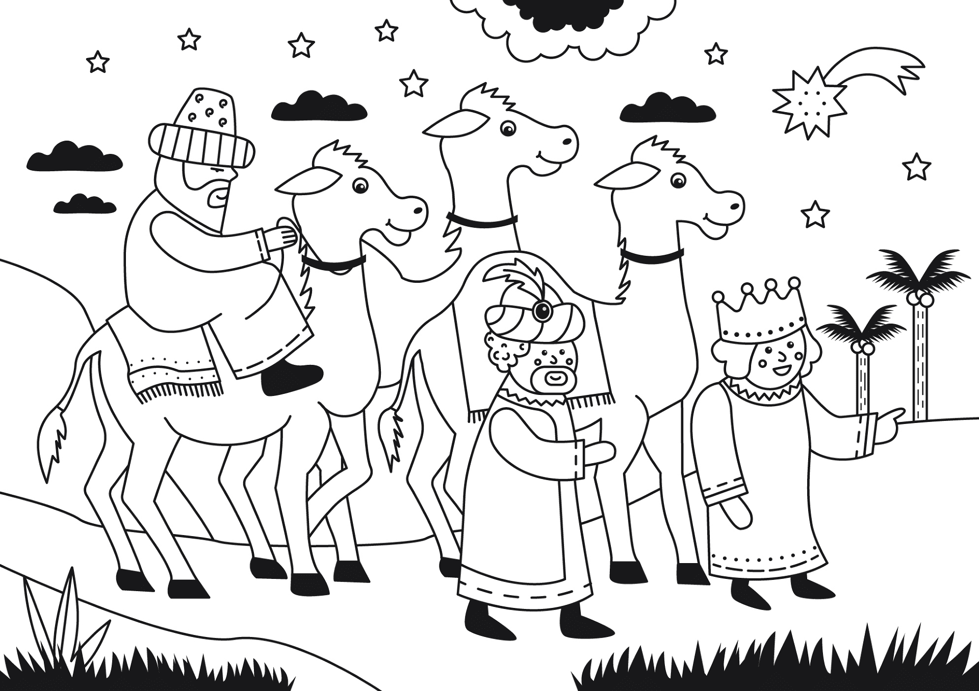 Desenho de Epifania Do Senhor para colorir e imprimir: número 41