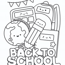 Desenho de Escola para colorir e imprimir: número 23