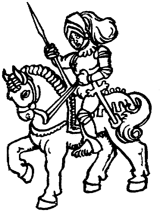 Desenho de Esportes Equestres para colorir e imprimir: número 16