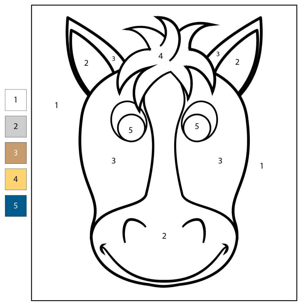 Desenho de Esportes Equestres para colorir e imprimir: número 29