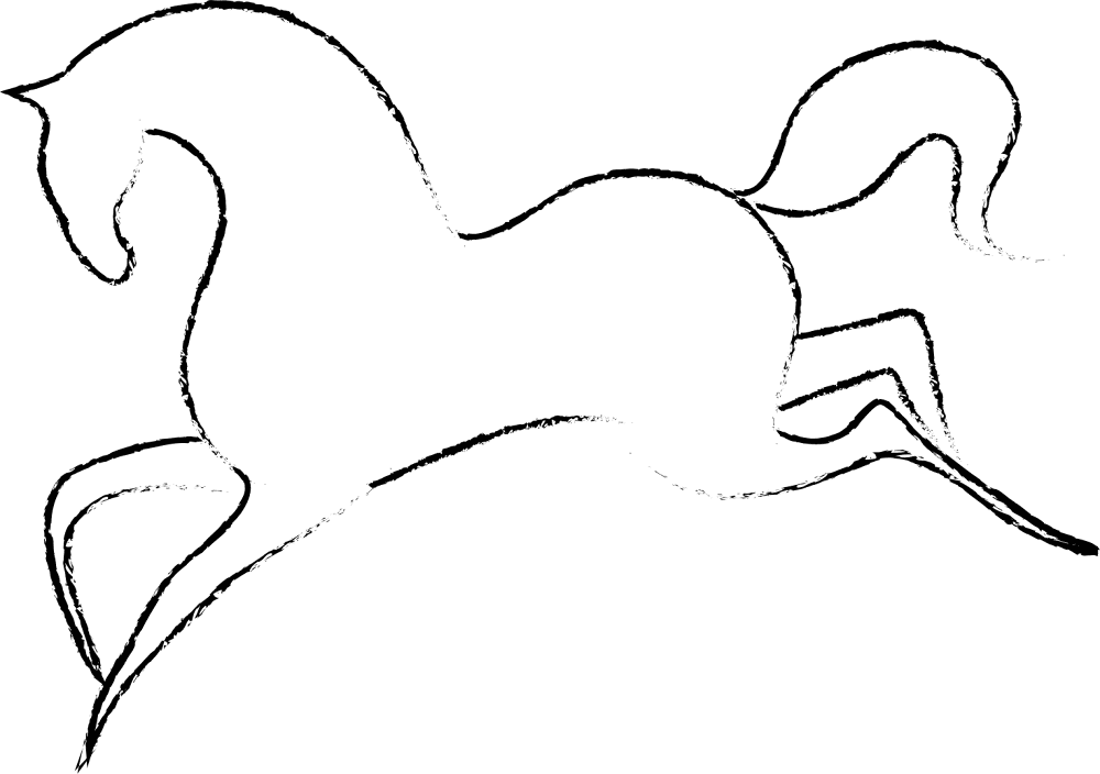 Desenho de Esportes Equestres para colorir e imprimir: número 33