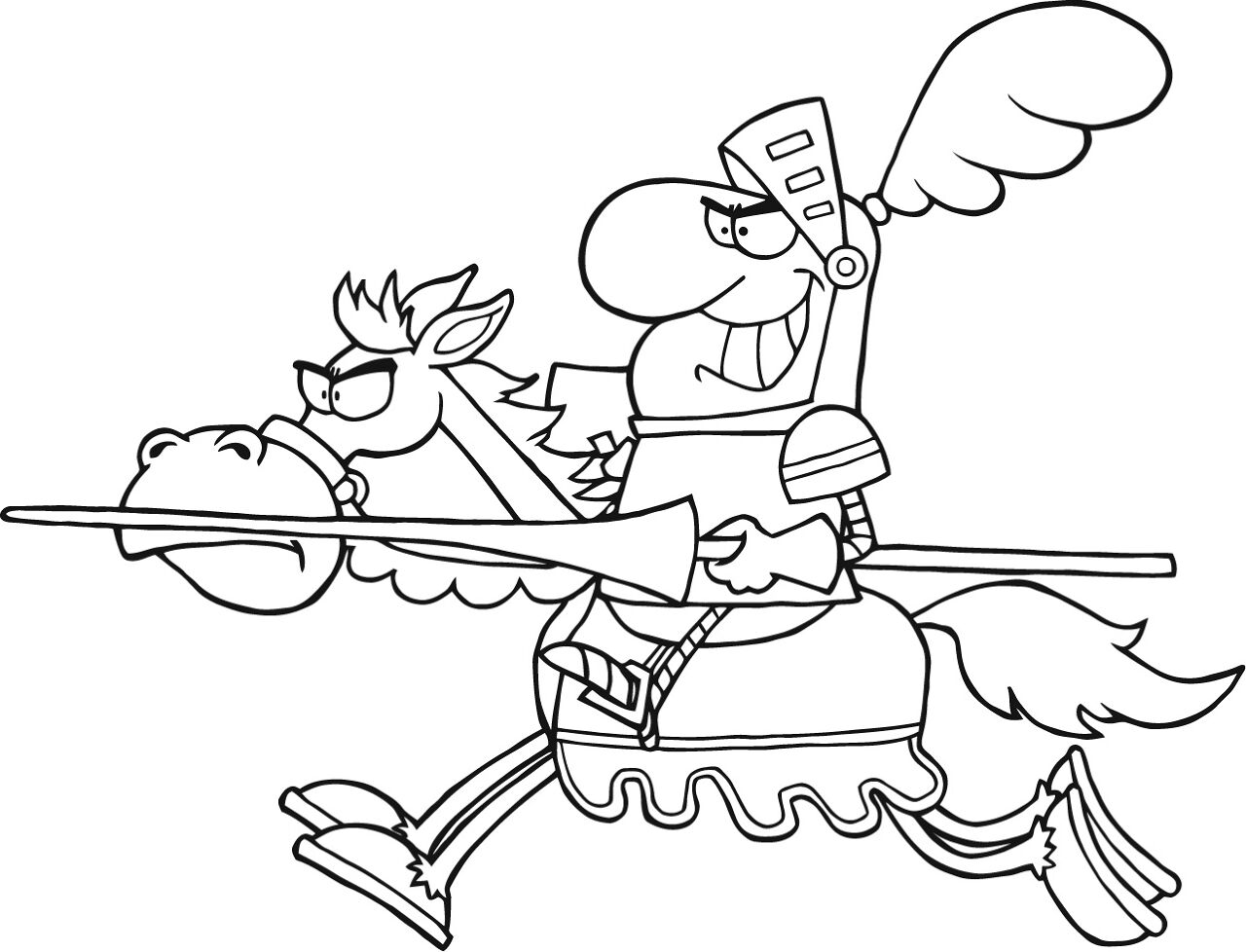 Desenho de Esportes Equestres para colorir