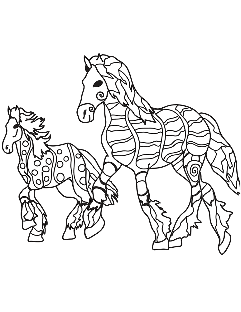 Desenho de Esportes Equestres para colorir