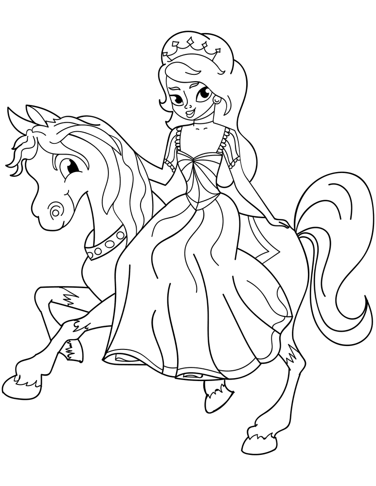 Desenho de Esportes Equestres para colorir