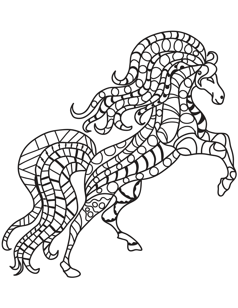 Desenho de Esportes Equestres para colorir