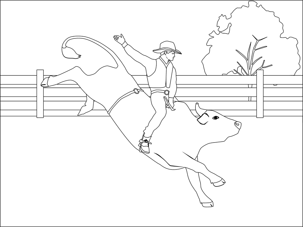 Desenho de Esportes Equestres para colorir