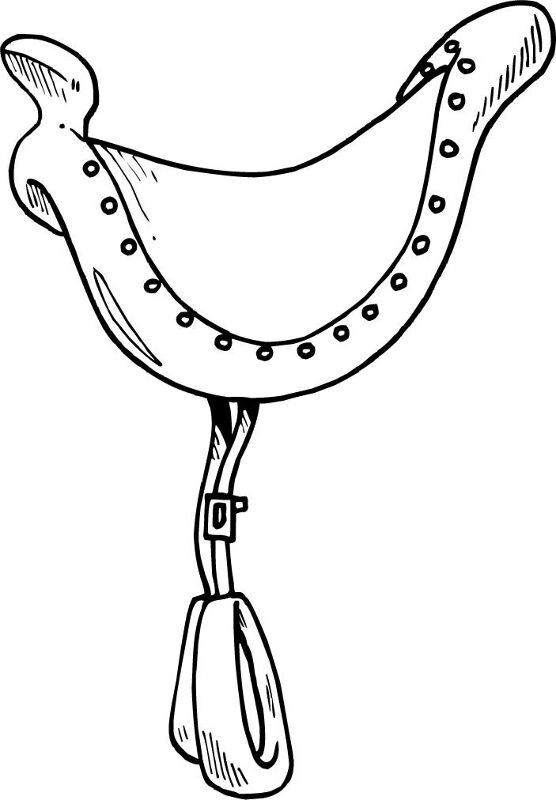 Desenho de Esportes Equestres para colorir