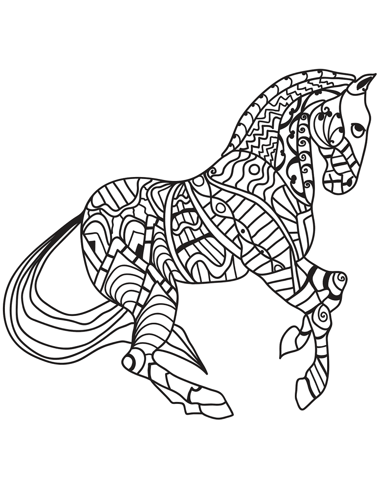 Desenho de Esportes Equestres para colorir