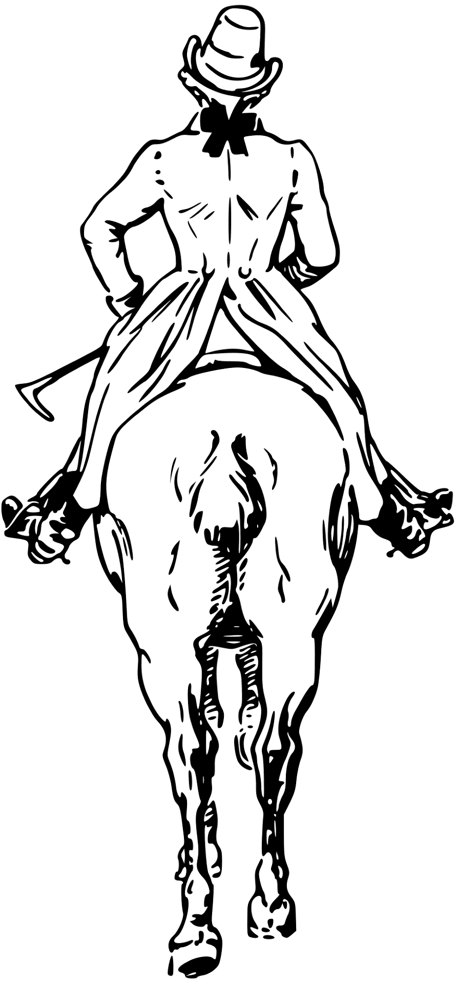 Desenho de Esportes Equestres para colorir