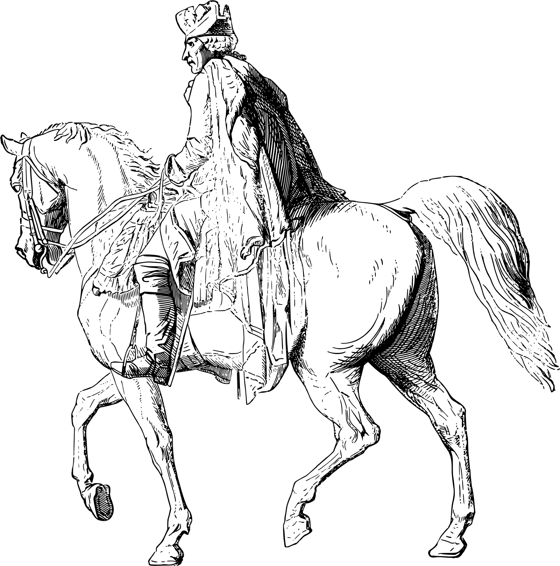 Desenho de Esportes Equestres para colorir