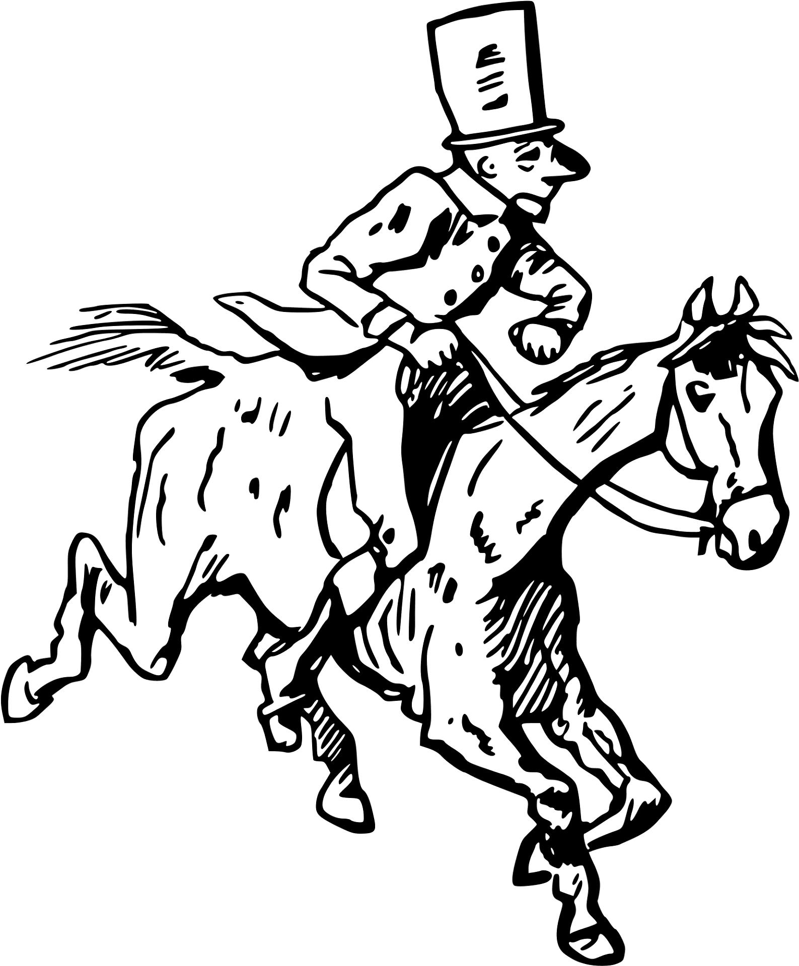 Desenho de Esportes Equestres para colorir