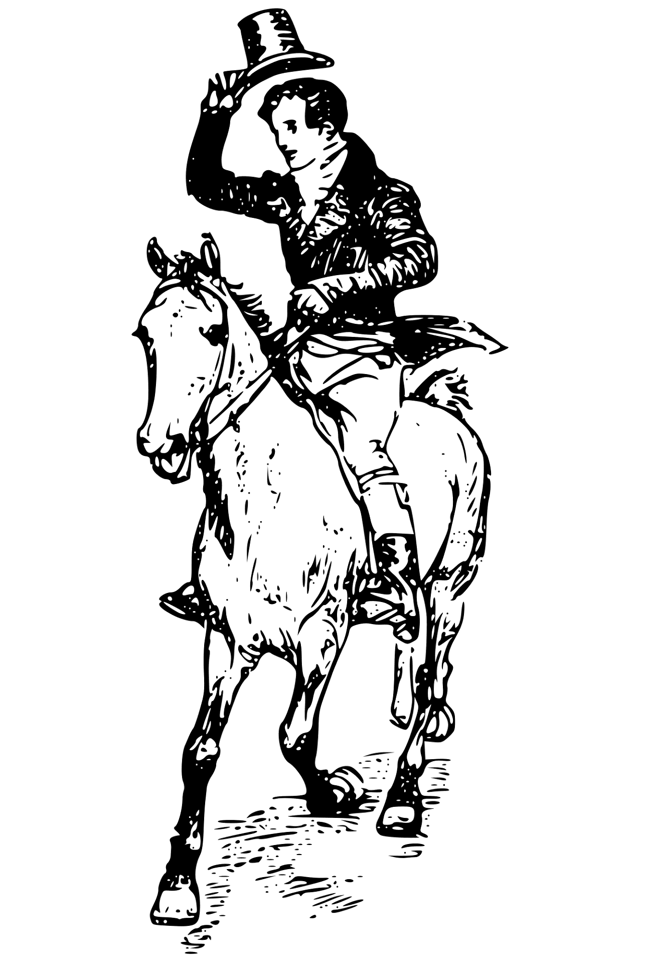 Desenho de Esportes Equestres para colorir