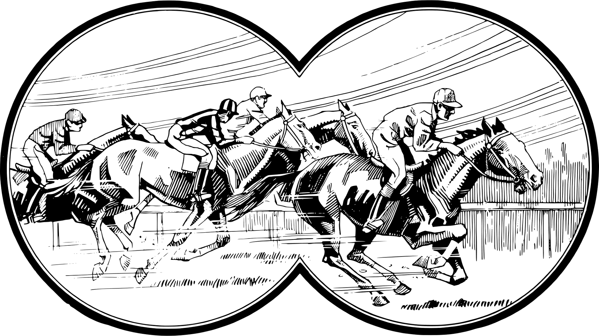 Desenho de Esportes Equestres para colorir