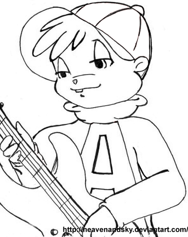 Desenho de Esquilos para colorir e imprimir: número 25