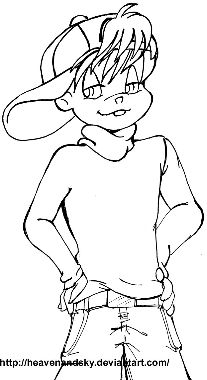 Desenho de Esquilos para colorir e imprimir: número 28