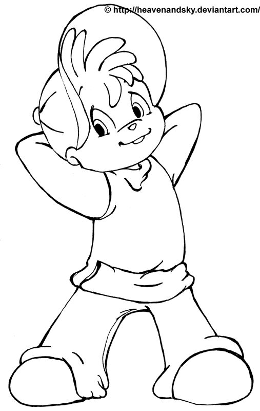 Desenho de Esquilos para colorir e imprimir: número 29