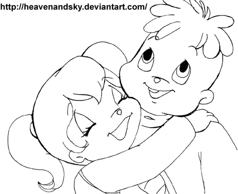 Desenho de Esquilos para colorir e imprimir: número 31