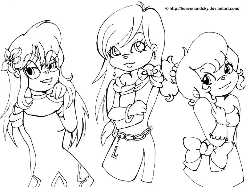 Desenho de Esquilos para colorir e imprimir: número 32