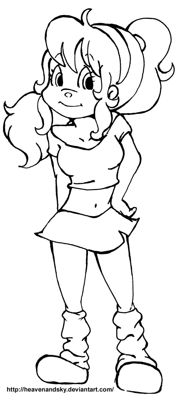 Desenho de Esquilos para colorir e imprimir: número 34
