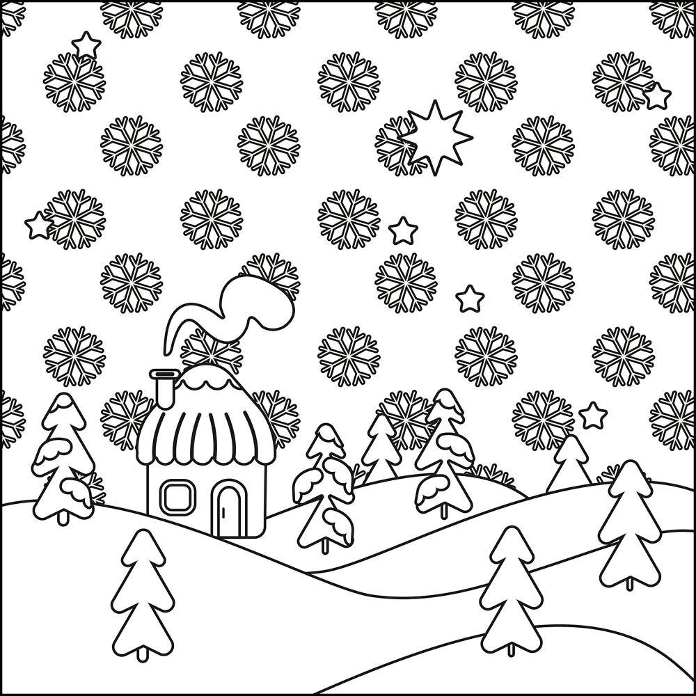 Desenho de Estações para colorir e imprimir: número 19