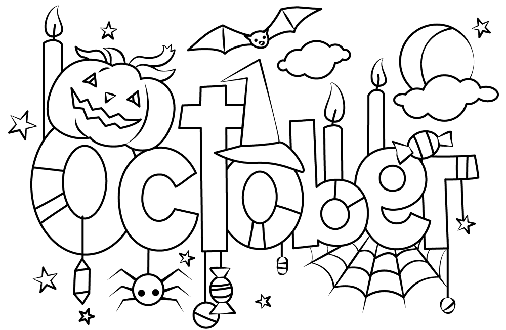 Desenho de Estações para colorir