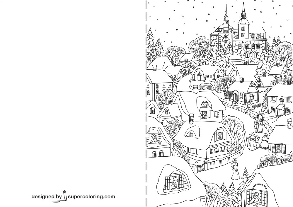 Desenho de Estações para colorir
