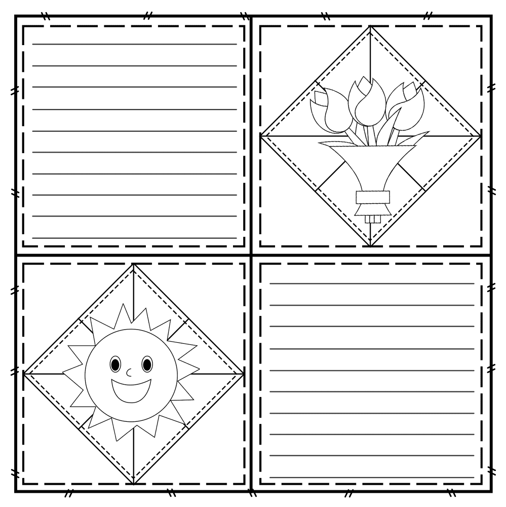 Desenho de Estações para colorir