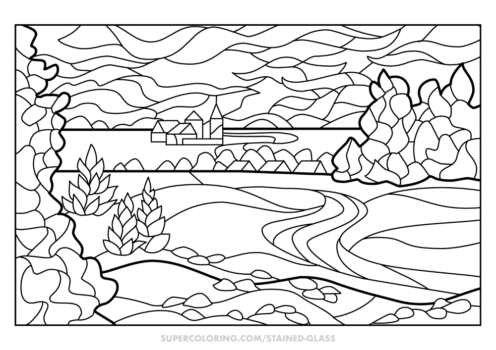 Desenho de Estações para colorir