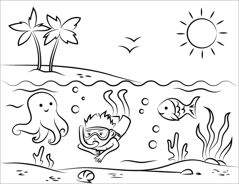Desenho de Estações para colorir