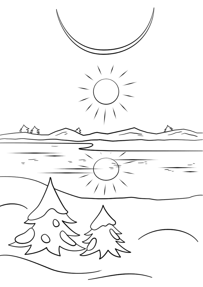 Desenho de Estações para colorir