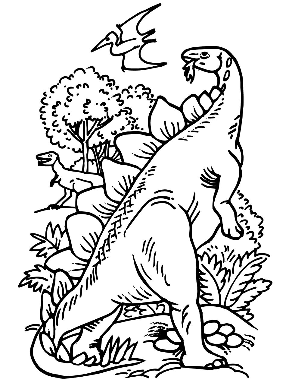 Desenho de Estegossauro para colorir